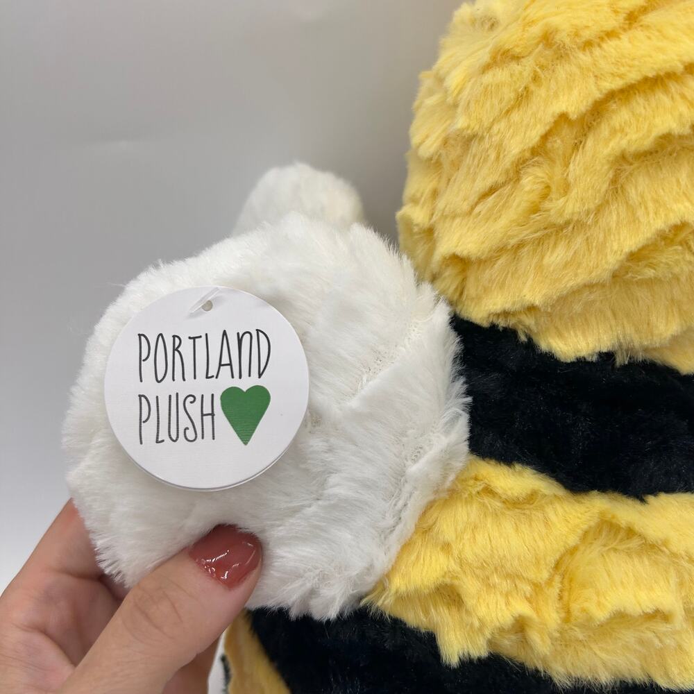 NWT Portland Plush Becca Bee Stuffed Animal Stuffy Bumblebee Bug Toy New - Picture 4 of 9